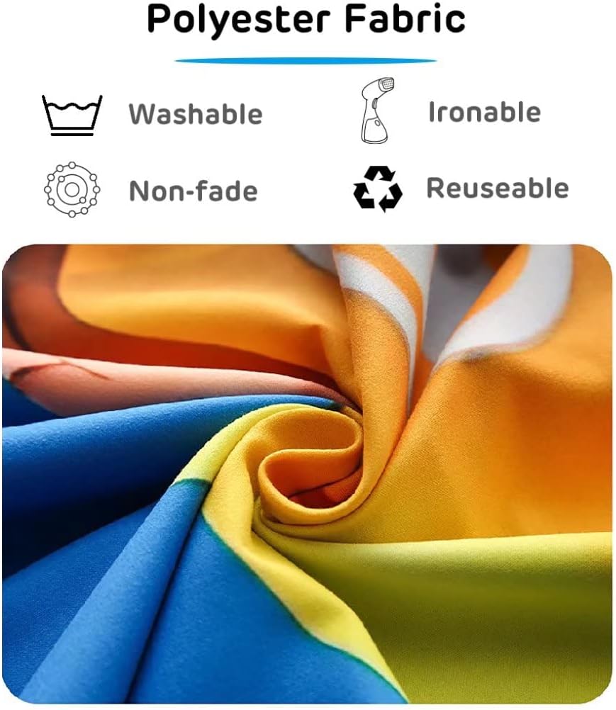 BELECO Tie Dye Tapestry Wall Hanging Fabric 92x70 Inch Colorful Spiral Tie Dye Tapestry Hippi 60s Themed Party Decorations Rainbow Tapestry Art Wall Decor for Bedroom Aesthetic Living Room Dorm