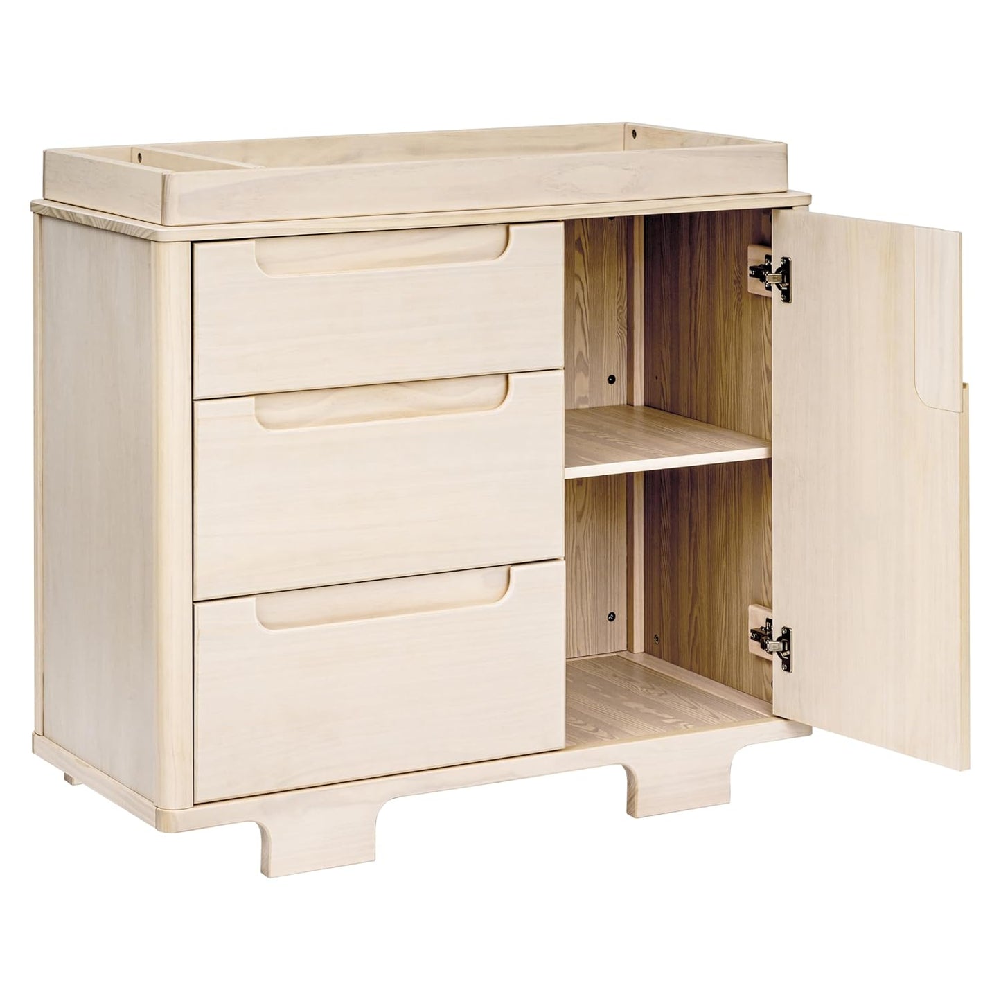 Babyletto Yuzu 3-Drawer Dresser in Washed Natural, Greenguard Gold Certified