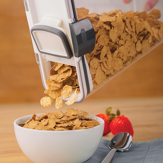ProKeeper Cereal Storage Container, 3-Quart, Airtight Seal, Dishwasher Safe, BPA-Free Plastic