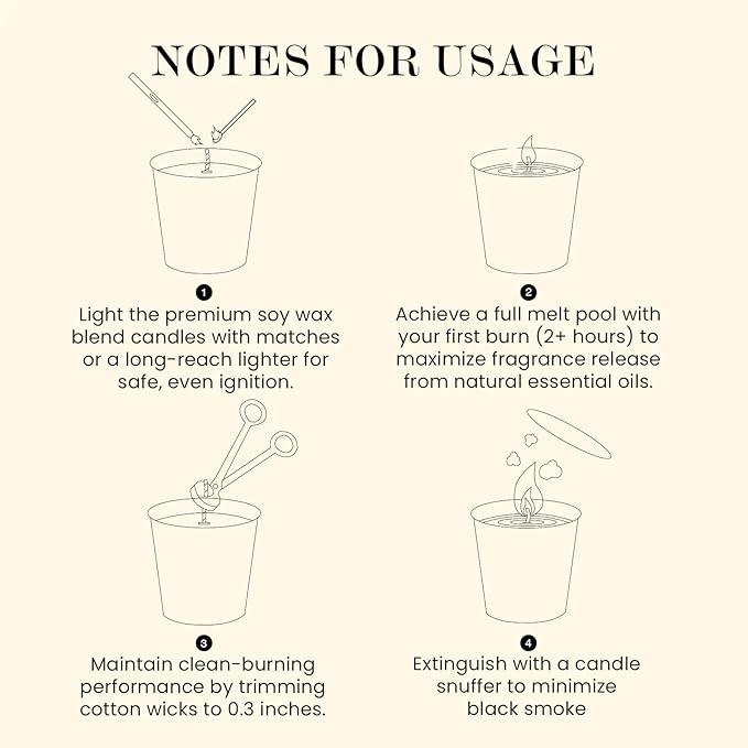 M&SENSE Natural Soy Candle| Fruit Nectar | 5.3 oz | Minimalist Scented Candle for Relaxation, Gifting, Home Décor | for Bedroom, Office, Party Small