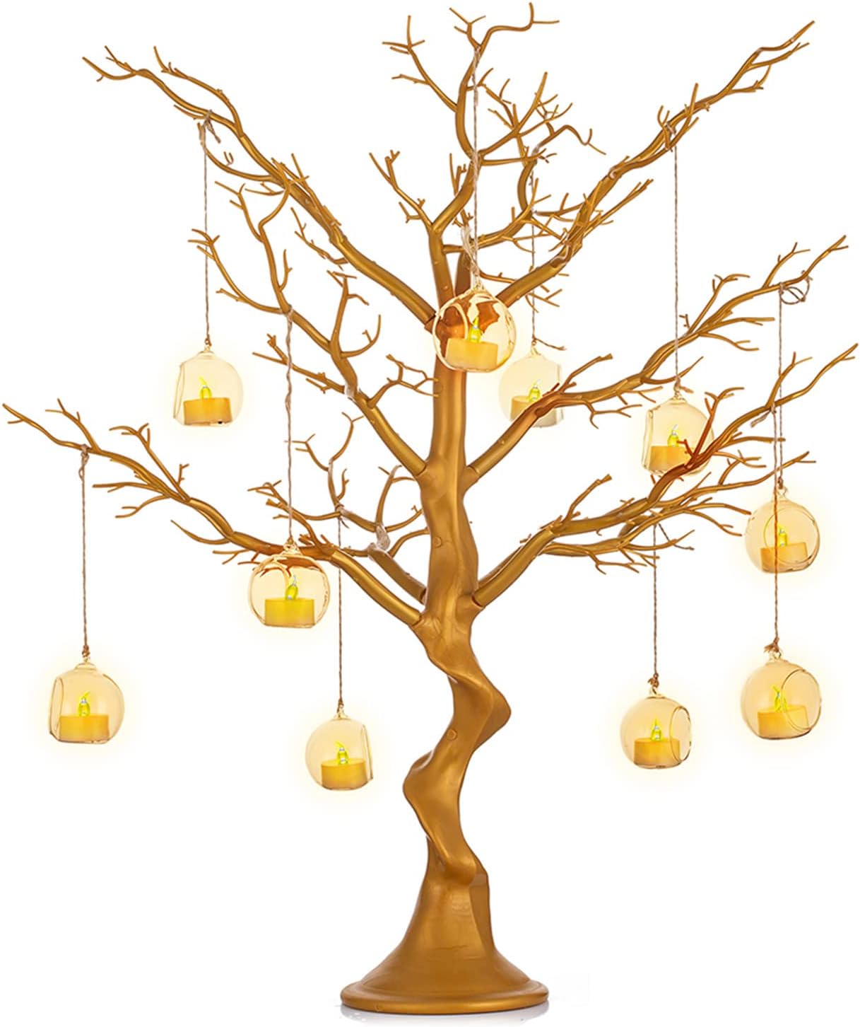 Nuptio Tree Branch Centerpieces for Weddings 30"/76cm Tall Manzanita Trees Centerpiece Tree Branches for Birthday Party Event Tabletop Decorations (1 Pc)