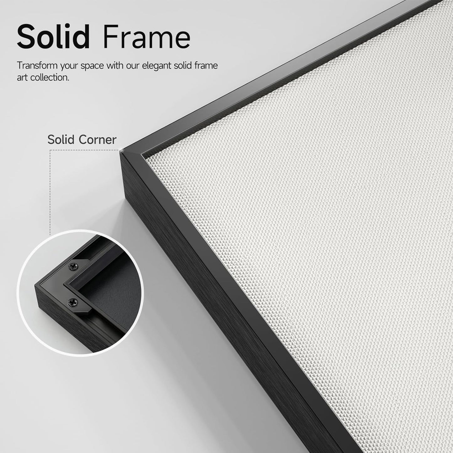 Framed Black and White Abstract Wall Art, Modern Large Canvas Paintings Artwork for Walls, Minimalist Abstract Lines Art Prints Pictures for Living Room Hallway Bedroom Office Bathroom Art Wall Decor 24x36 Inch
