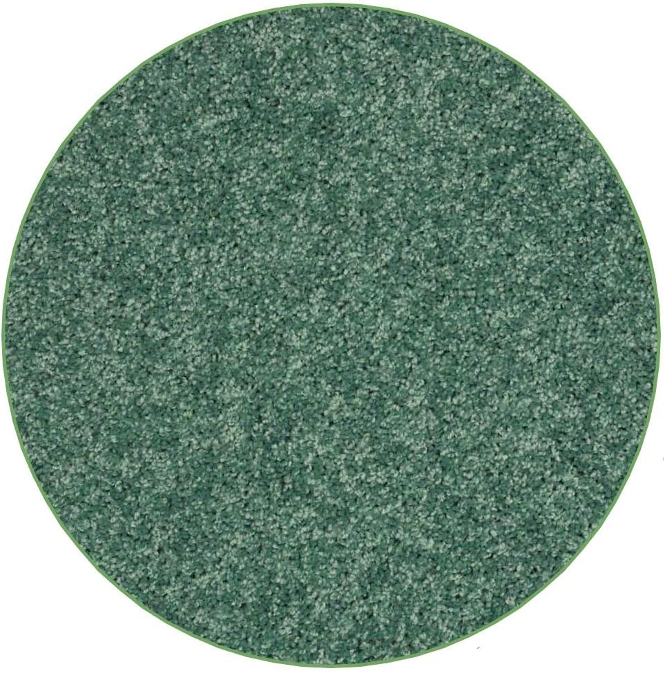 KOECKRITZ Soft and Colorful Kids Classroom Area Rugs (Passes Flammability Pill Test) Many Sizes and Bright Colors to Select from (8' Round, Froggy)