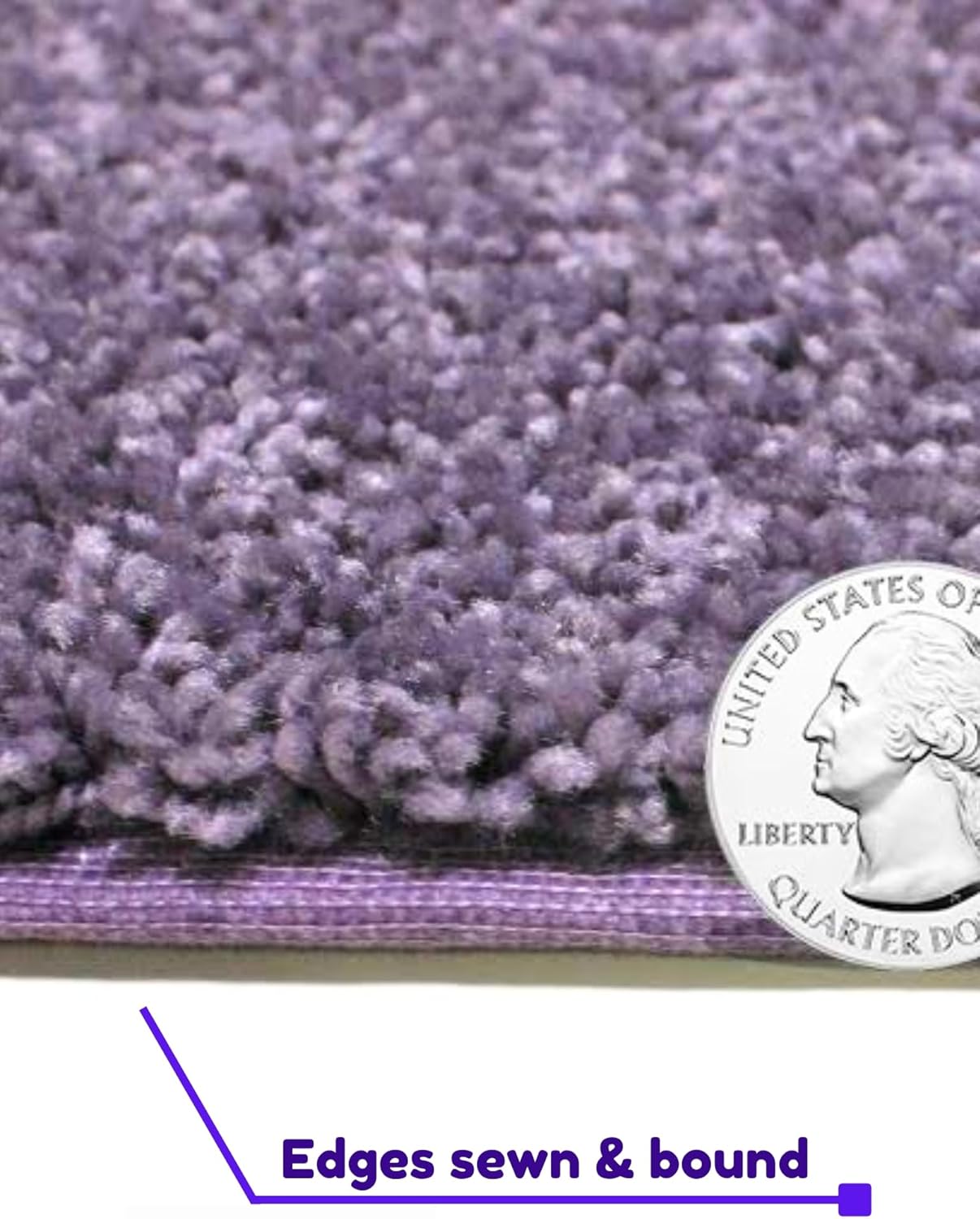 KOECKRITZ Soft and Colorful Kids Classroom Area Rugs (Passes Flammability Pill Test) Many Sizes and Bright Colors to Select from (3' Round, Lavender)