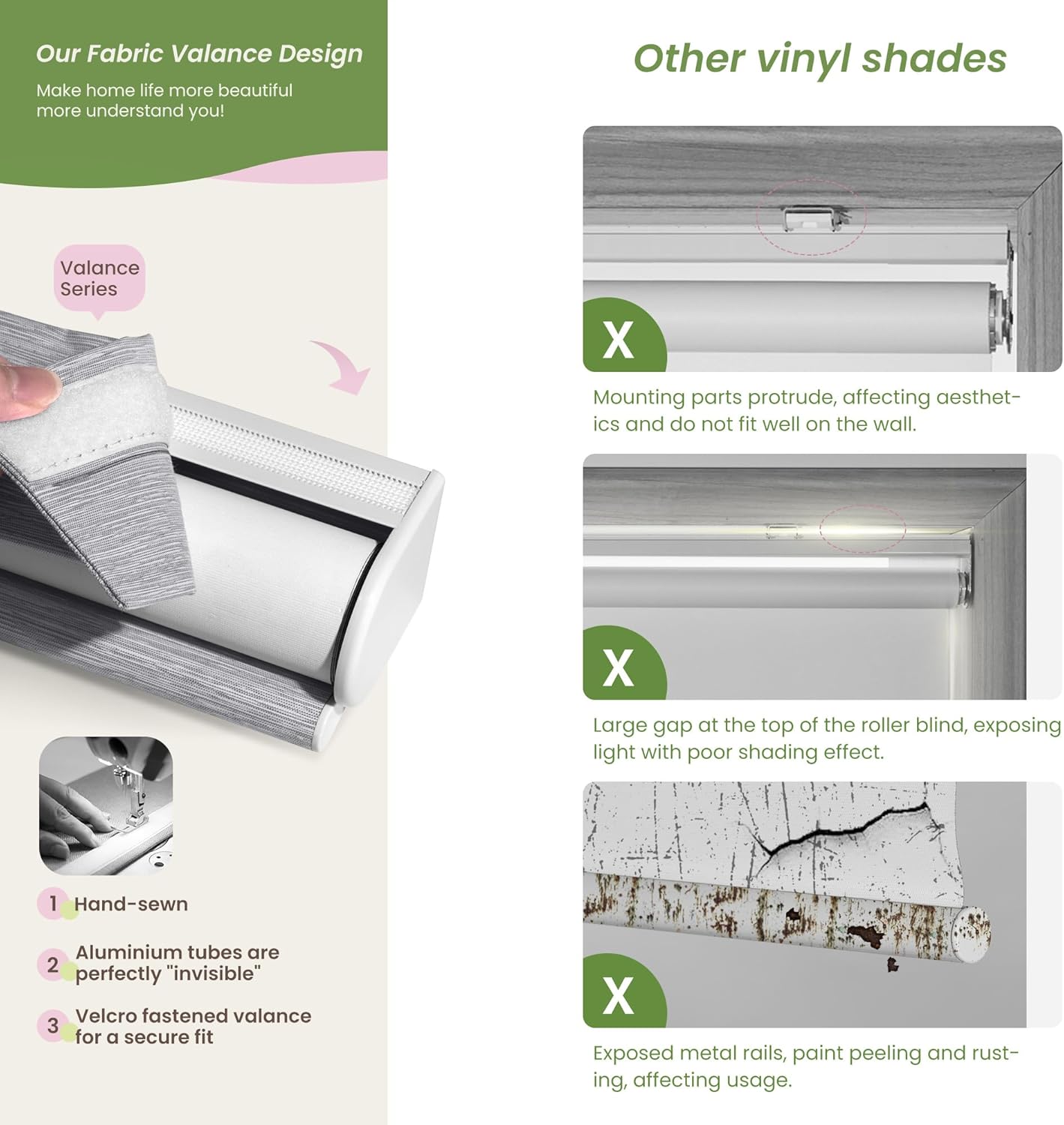 Blackout Roller Shades for Indoor Windows, Cordless Jacquard Fabric-Matched Roller Blinds, Easy to Install Privacy UV Protection Roll Up Blinds for Home Office, Grey, 24" W x 72" H