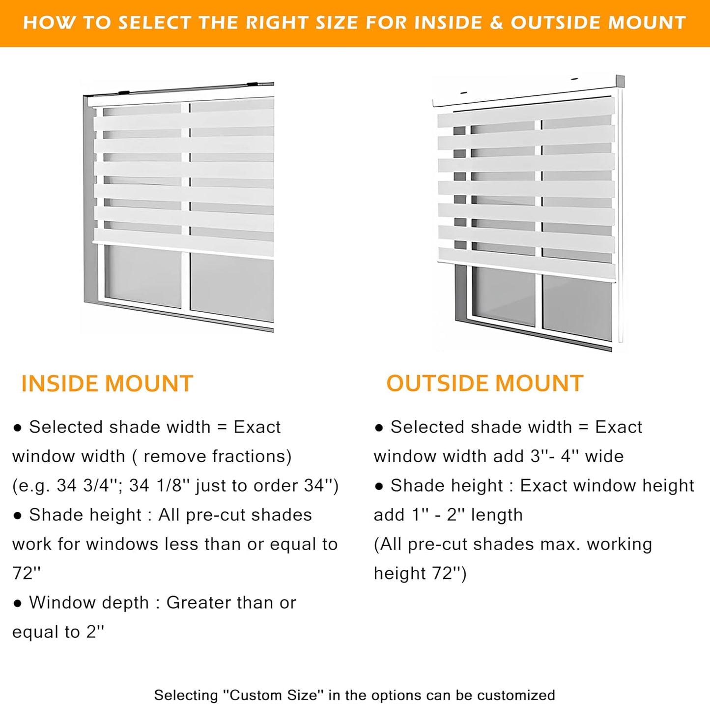 Zebra Blinds for Windows, Free-Stop Zebra Shades, Dual Layer Light Filtering Sheer Blinds for Indoor Windows, Roller Window Shades for Privacy (32" W X 72" H, Cream)