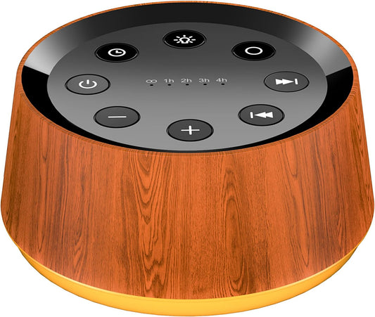 Brown Noise Sound Machine with 30 Soothing Sounds 12 Colors Night Light White Noise Machine for Adults Baby Kids Sleep Machines with 36 Volume Levels Memory Function 5 Timers for Home Office Travel