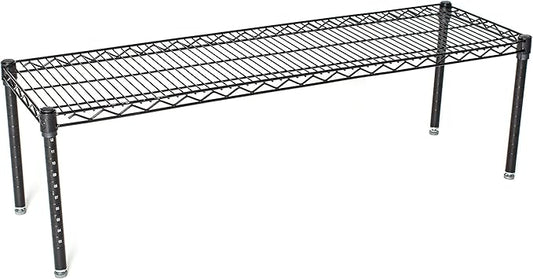 Omega Products Corporation 14" Deep x 30" Wide x 14" High Black Stationary Dunnage Rack