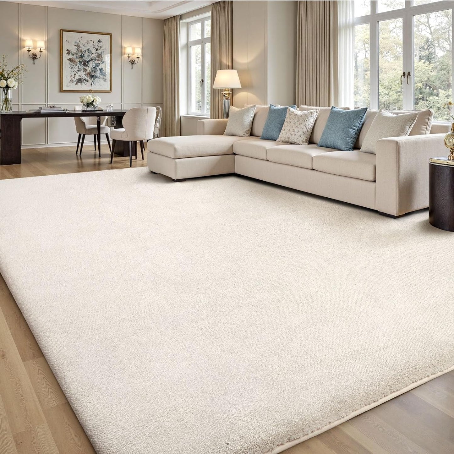 Sour Lemon 5x7 Area Rugs for Living Room, Soft Large Area Rug Fluffy Rugs for Bedroom，Machine Washable Area Rug Non Slip Carpet Rug for Living Room Playroom Kids Room Home Decor