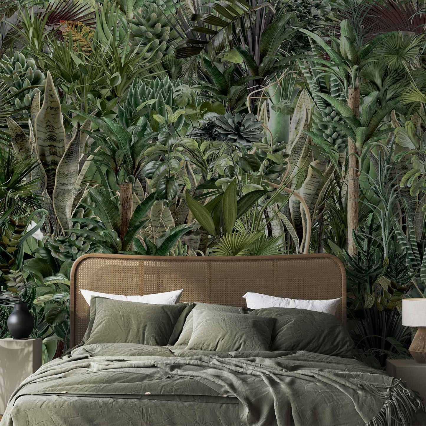 artgeist Wall Mural Leaves 177x124 in - XXL Non-Woven Wallpaper Fleece Wall Decor Photo Print Picture Image Design Plants Abstract Nature Botanical b-C-0858-a-a