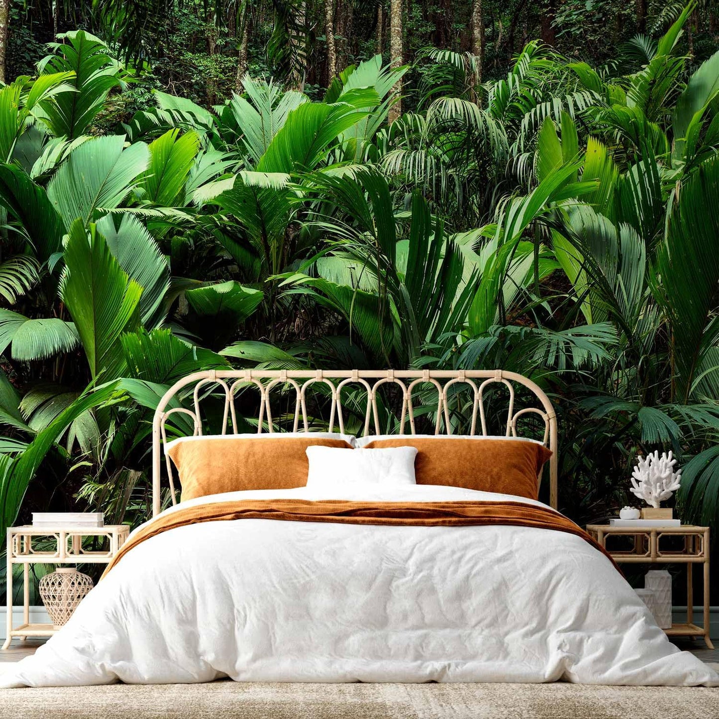 artgeist Premium Wall Mural Nature 98x69 in - XXL Non-Woven Wallpaper Fleece Wall Decor Photo Print Picture Image Design Botanical Plants Jungle Leaves b-B-0594-a-a