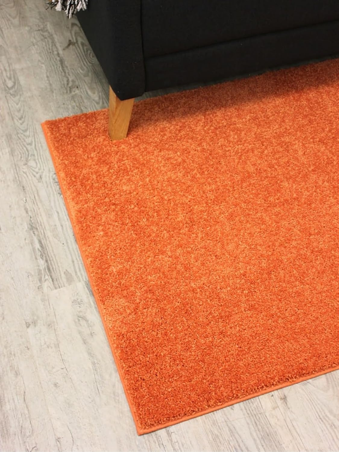 KOECKRITZ Soft and Colorful Kids Classroom Area Rugs (Passes Flammability Pill Test) Many Sizes and Bright Colors to Select from (9' x 12', Tangerine)
