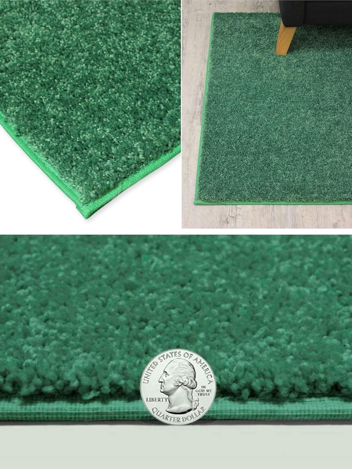 KOECKRITZ Soft and Colorful Kids Classroom Area Rugs (Passes Flammability Pill Test) Many Sizes and Bright Colors to Select from (12' x 12', Froggy)