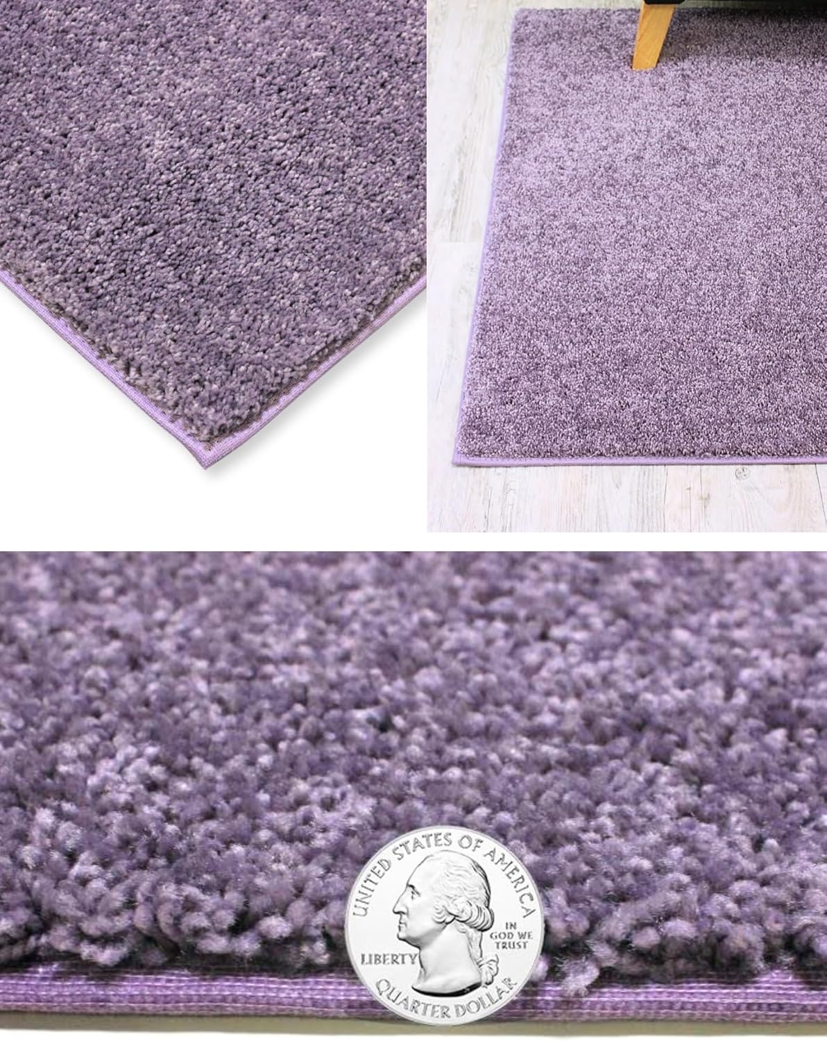 KOECKRITZ Soft and Colorful Kids Classroom Area Rugs (Passes Flammability Pill Test) Many Sizes and Bright Colors to Select from (11' Round, Lavender)