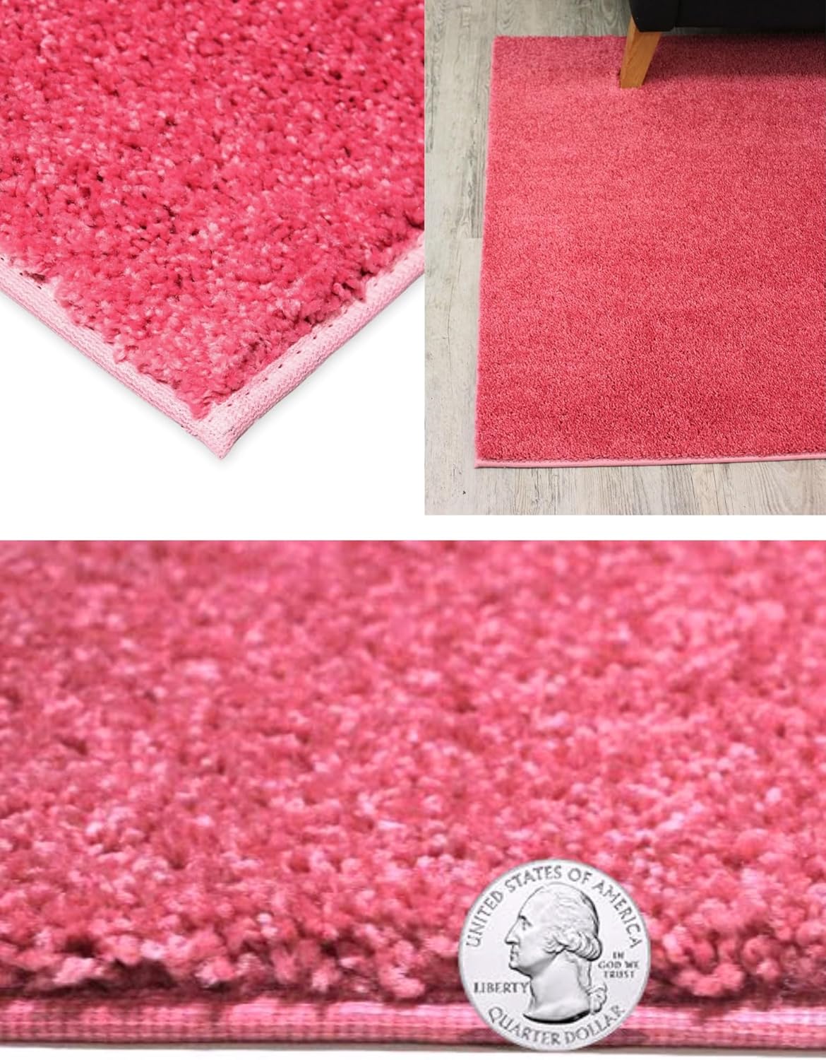 KOECKRITZ Soft and Colorful Kids Classroom Area Rugs (Passes Flammability Pill Test) Many Sizes and Bright Colors to Select from (4' x 6', Glamour)