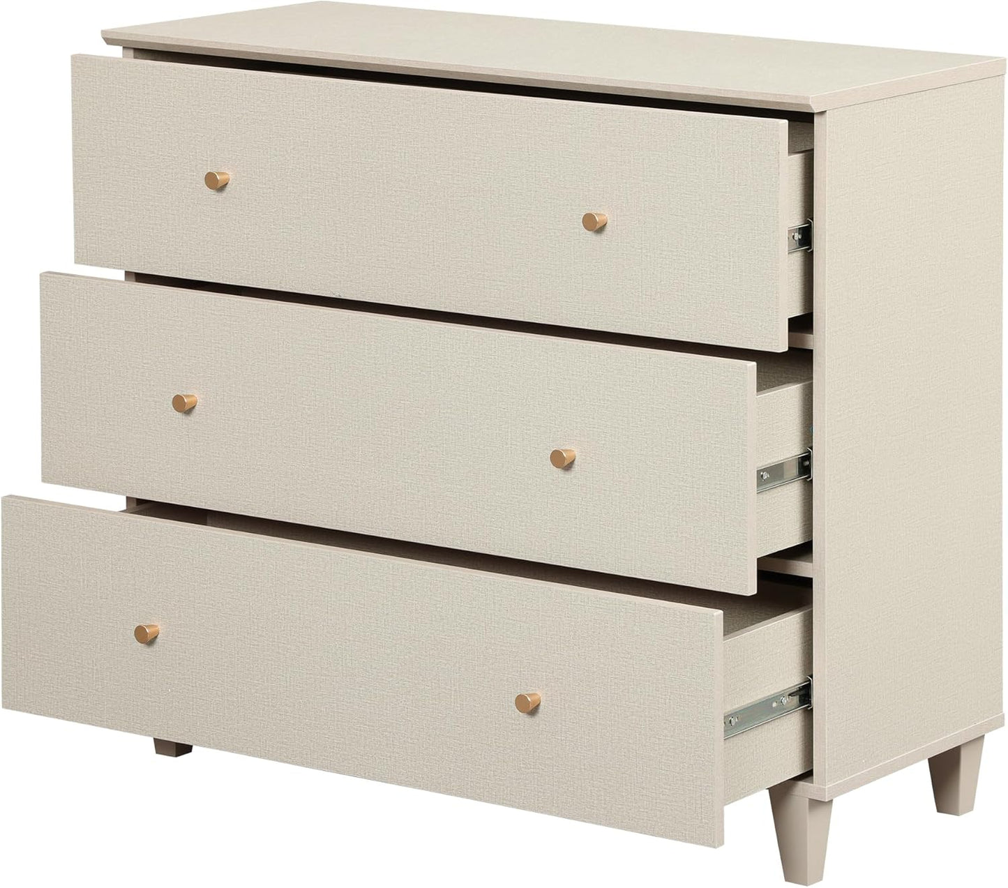 WAMPAT Dresser with 9 Drawers for Bedroom, 106" Wide Wooden Chest of Drawers, Modern Long Dressers Closet Storage Organizer with Solid Wood Legs for Living Room, Kids Room, Nursery, Beige