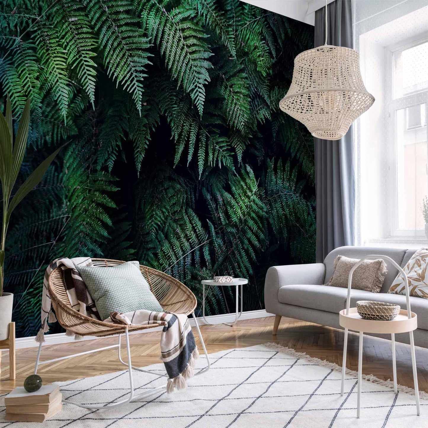 artgeist Wall Mural 3D Effect 118x83 in - XXL Non-Woven Wallpaper Fleece Wall Decor Photo Print Picture Image Design Home Tropical Leaves b-C-0564-a-a