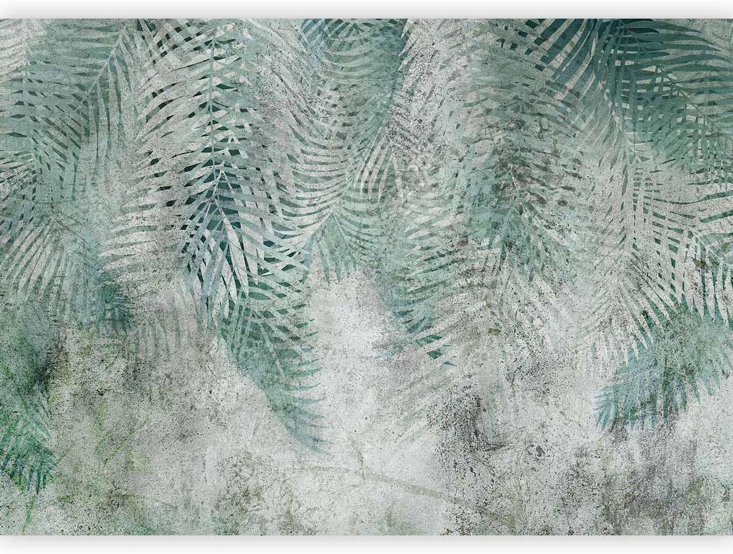 artgeist Wall Mural Leaves 154x110 in - XXL Peel and Stick Self-Adhesive Wallpaper Removable Large Sticker Foil Wall Decor Print Picture Design Nature Botanical Plants Palm Abstract b-C-0861-a-a