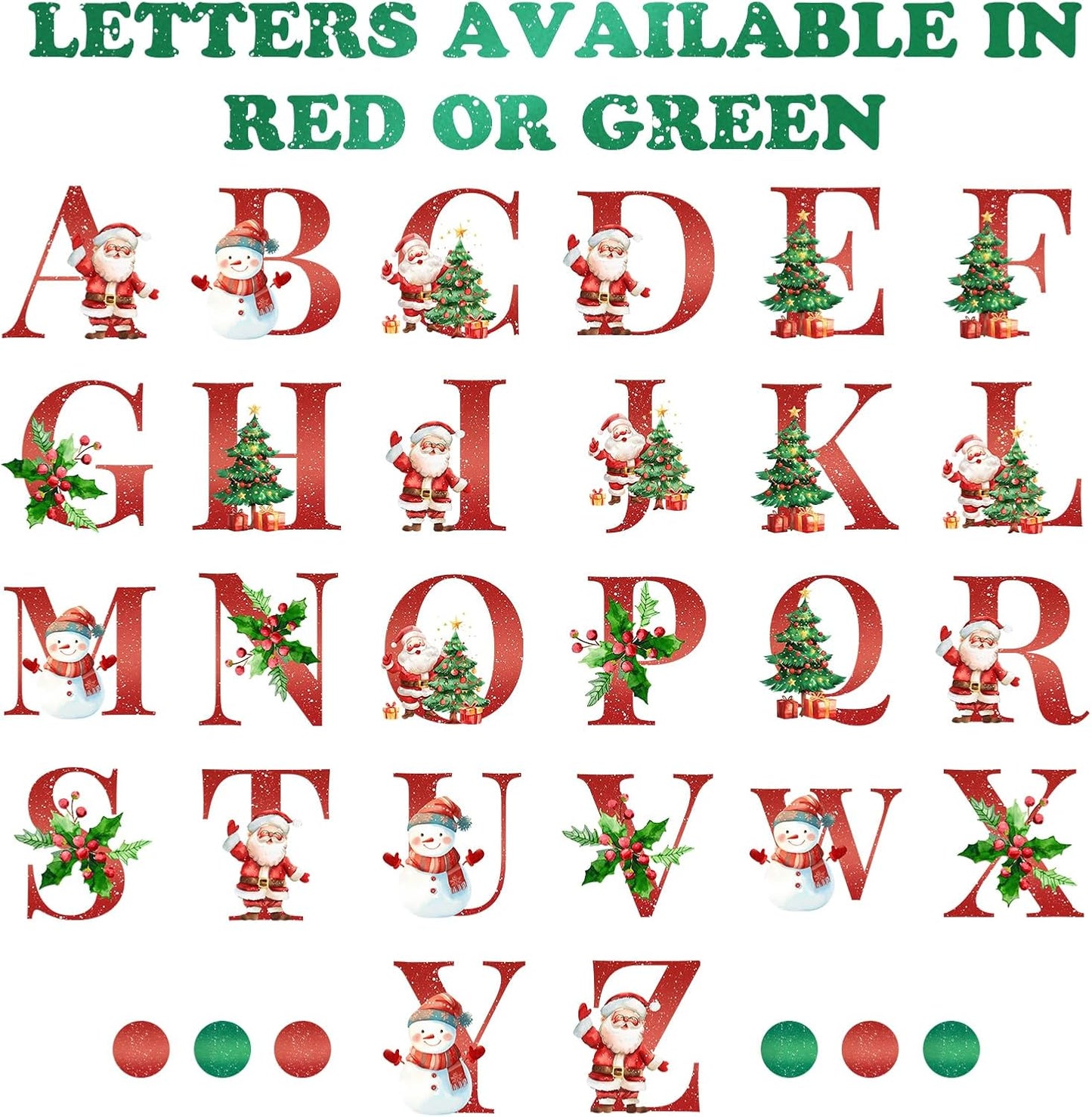 Name Ornaments for Christmas Tree, Personalized Christmas Ornaments, Custom Initial A-Z Monogram Ceramic Ornament 2025, Customized Gifts, Stocking Name Tags