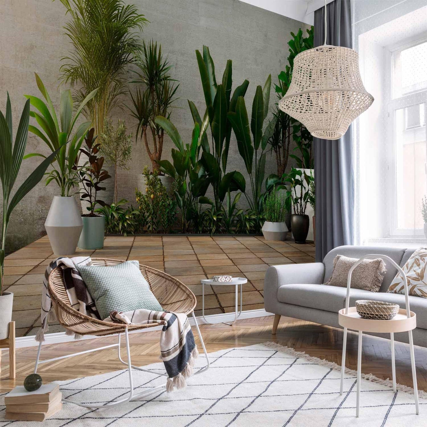 artgeist Wall Mural Nature 77x55 in - XXL Peel and Stick Self-Adhesive Wallpaper Removable Large Sticker Foil Wall Decor Print Picture Image Design Botanics Plants 3D Effect b-B-0600-a-a
