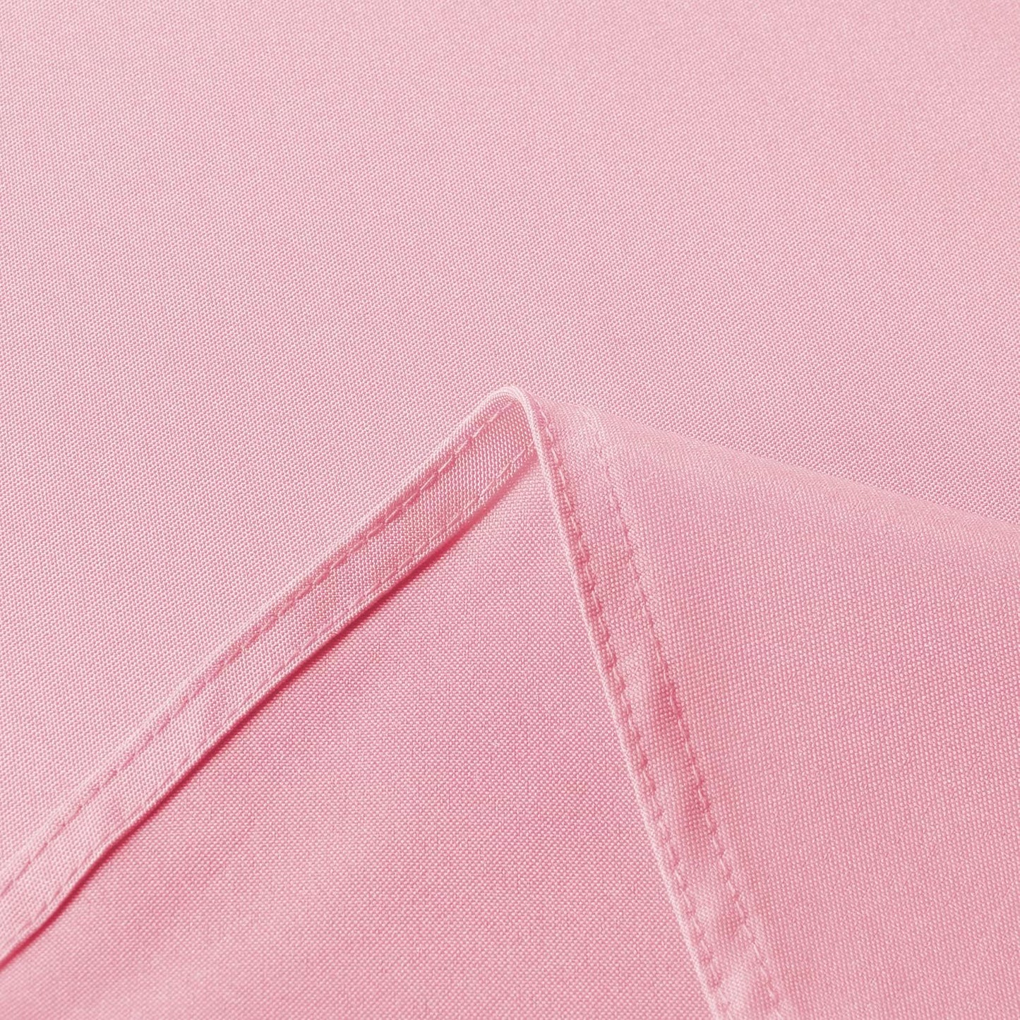 sancua Rectangle Tablecloth - 70 x 70 Inch - Stain and Wrinkle Resistant Washable Polyester Table Cloth, Decorative Fabric Table Cover for Dining Tables, Buffet Parties and Camping, Pink