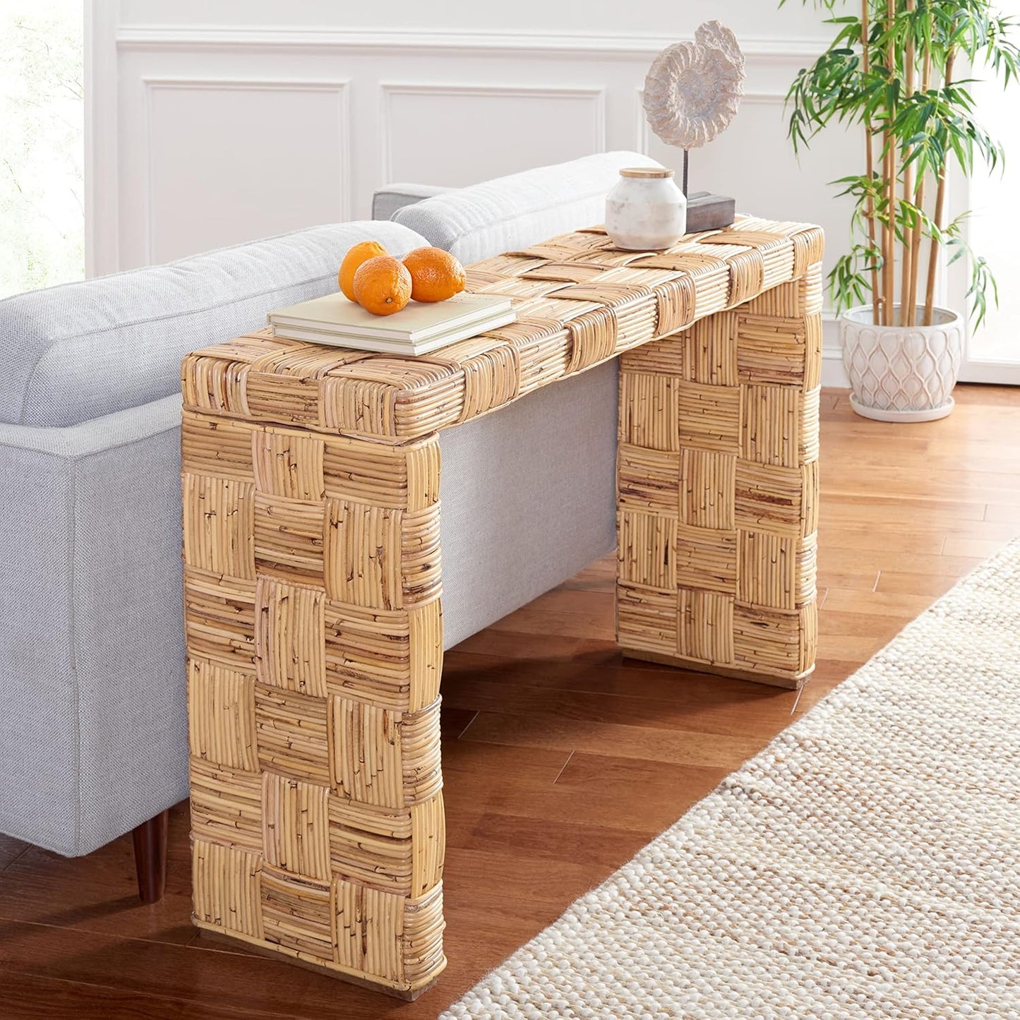 Safavieh Home Collection WIK6502 Console, Natural